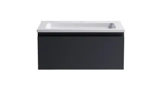 Тумба с раковиной Astra-Form Альфа 03060003ral7024+04010006 70 см тёмно-серый матовый